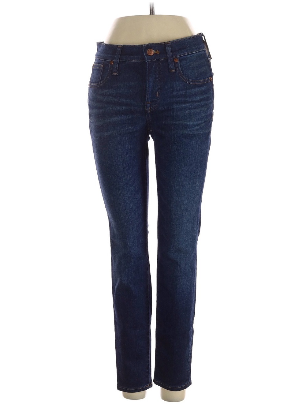 NWT - Madewell Women's Dark Wash Skinny Jeans - Navy Blue W 25P